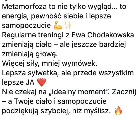 Opinia z mediów społecznościowych o BeActiveTV – regularne treningi z Ewą Chodakowską zmieniają ciało, ale jeszcze bardziej zmieniają głowę