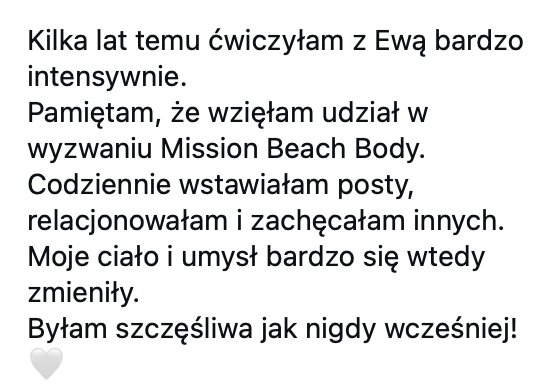 Opinia z forum o BeActiveTV – użytkowniczka wzięła udział w wyzwaniu Mission Beach Body i była szczęśliwa jak nigdy wcześniej