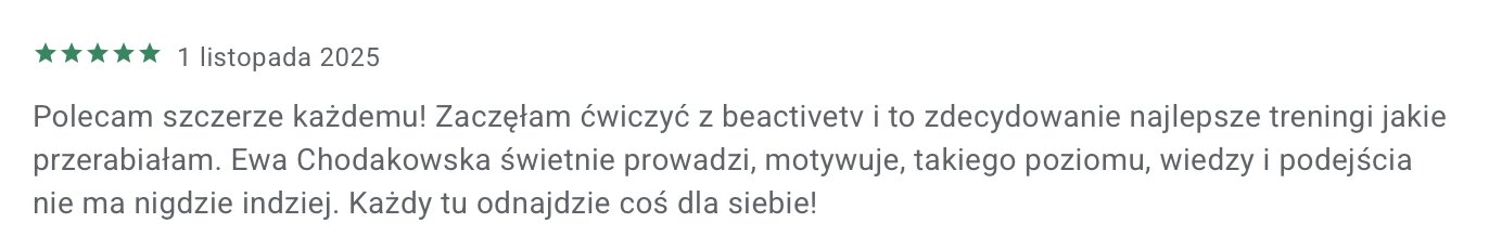 Opinia z forum o BeActiveTV – po niecałych 3 tygodniach ćwiczeń ze Skalpelem schudłam 4 kg i weszłam w spodnie sprzed ciąży